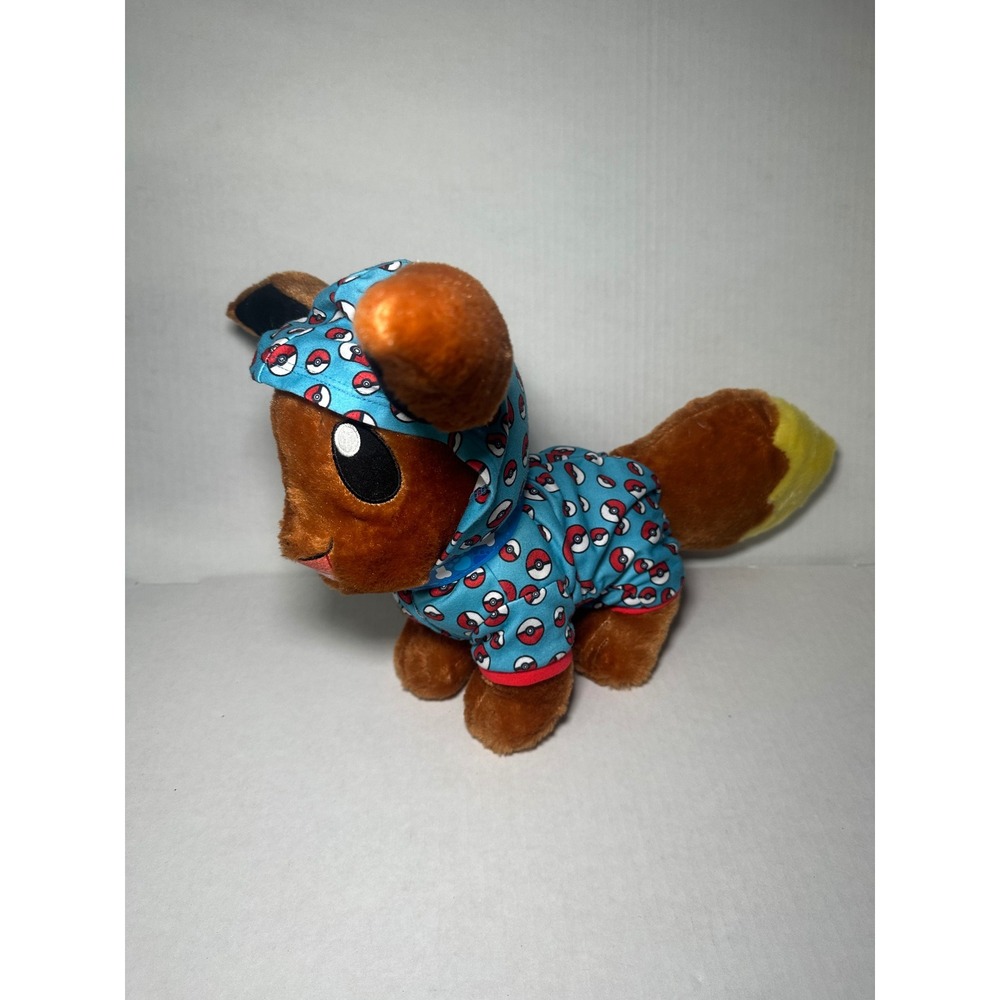Build-A-Bear Pokémon Eevee Plush with Poké Ball Hoodie 11 Inch Stuffed Animal